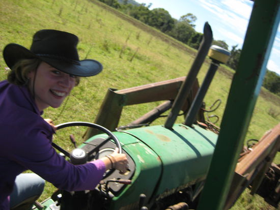 bei dem alten Traktor, muss selbst ich aufpassen was ich mach!