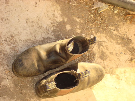 Meine Boots - die sahen mal neu aus!