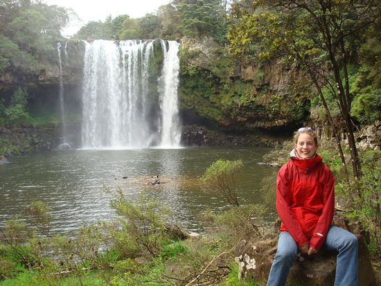 An den Rainbowfalls in Kerikeri...die nächsten Wasserfälle sind hier nie weit weg...