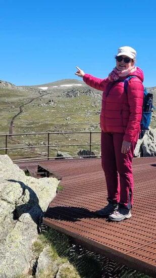 Da hoch noch? Da ist ja Schnee!