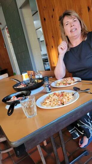 Abends werden die verlorenen Kalorien wieder aufgefüllt 