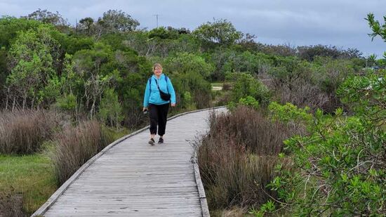 Weg zurück zur Fähre