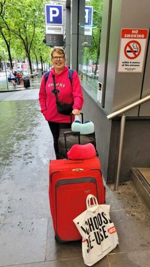 Abschied im Regen von Melbourne und Australien