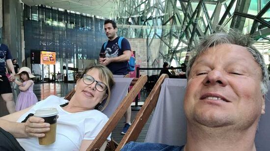 Pause zwischen den Museen