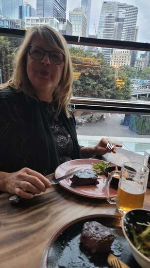 Mein Steak war wirklich klein und das zu Weihnachten!