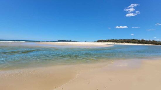 Tolles Wasser zum Baden.
