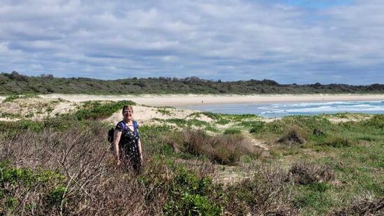Wanderung am Shark Bay