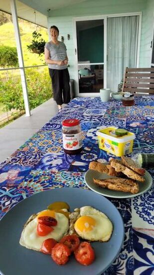 Selbstgemachtes Frühstück