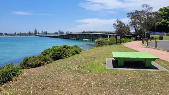 Head Street Bridge über den Coolongolook River in Foster