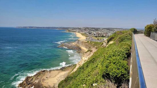 und konnten so noch einige belebte Strände sehen.