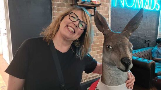 Viele Reisende trifft man im Backpacker  