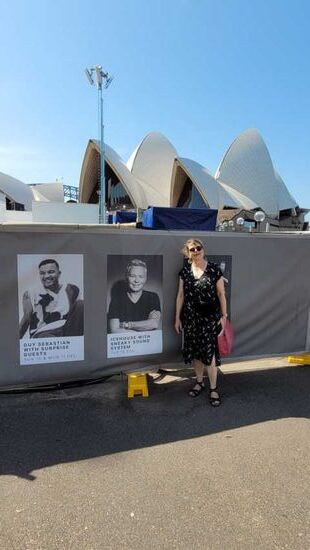 Abends gingen wir zu IceHouse vor der Sydney Oper