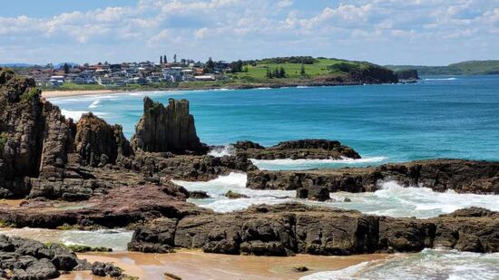 The Kiama Coastal Walk Cathedral Rocks