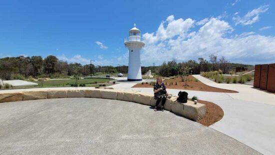 Pause beim Warden Head Lighthouse