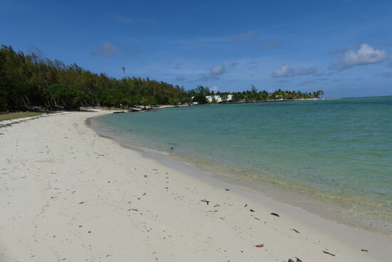 Die Belohnung bei der Hitze: der Strand.