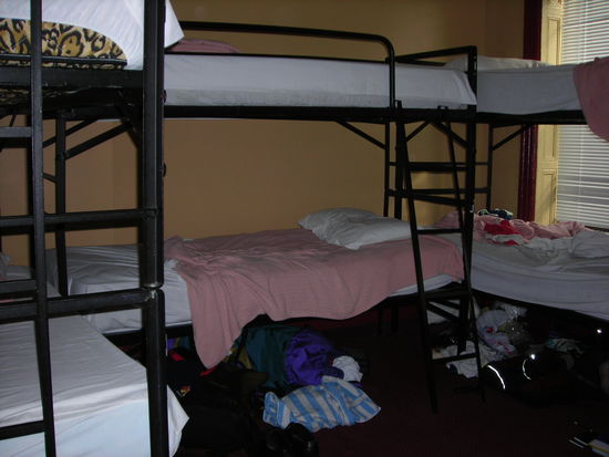 Mein Bett im Dorm!
