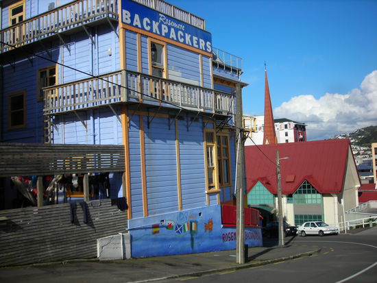 Backpacker in Wellington
