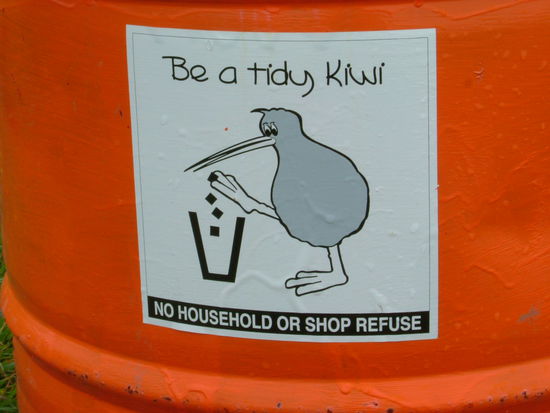 Sei ein ordentlicher Kiwi!