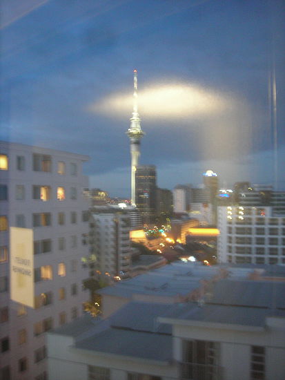 Das letzte Foto in Auckland! Ein bißchen mystisch! 