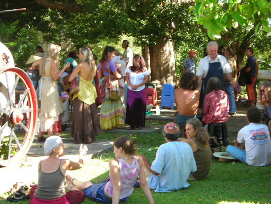Echte Hippies in Mullumbimby!
(The biggest little town in Australia)