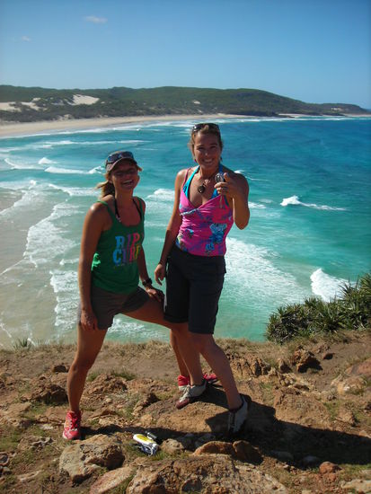 Viele bunte Farben auf Fraser Island!  (Shark Hill)