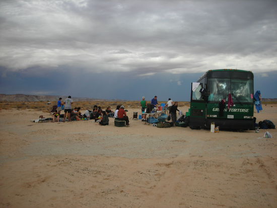 Frühstück am San Juan Canyon