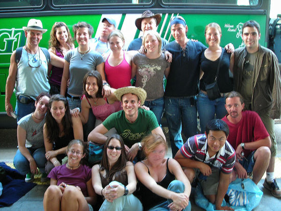 Letztes Foto von der Tourgroup.