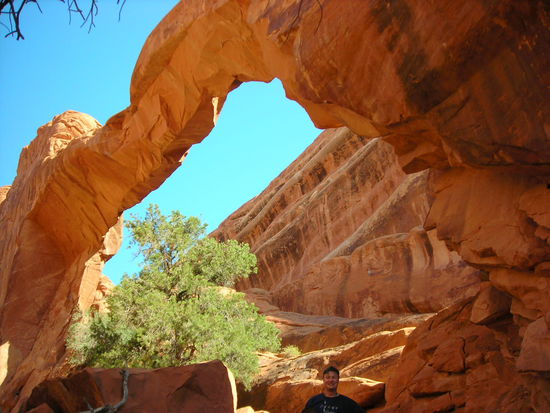 Wall Arch ( Arches NP) 2 Jahre später war er eingestürzt! 