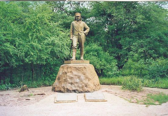 David Livingstone war der Entdecker der Victoria Falls
