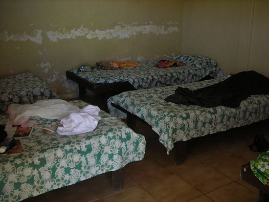 Da haben wir zu viert drin geschlafen!