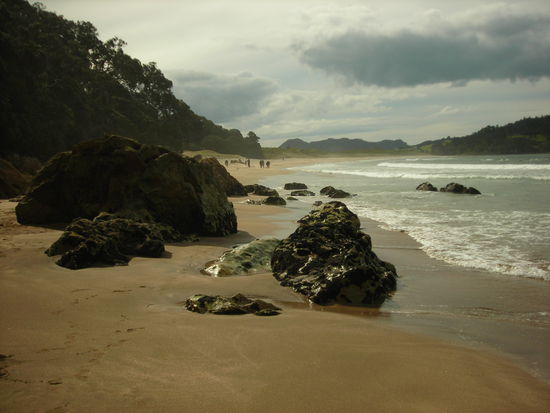 Hot Water Beach an der Coromandel Küste