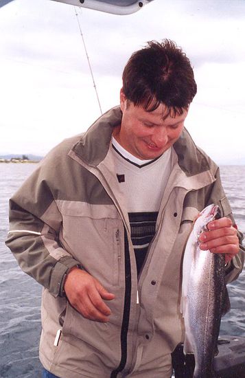 Wo kommt der denn her? Selbergeangelt! 