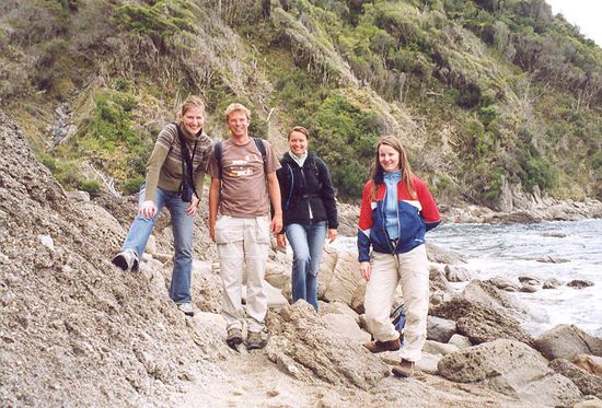 Bianca, Florian, Andrea und Dagmar