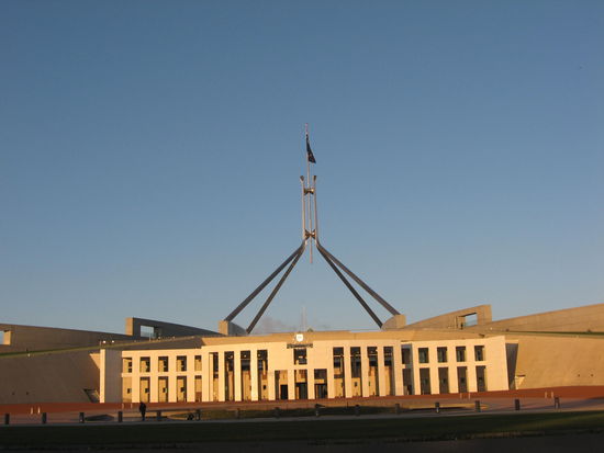 Parlamentsgebaeude in Canberra