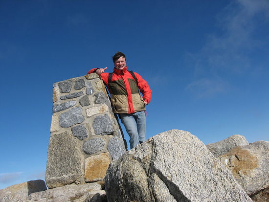 Und den Mt Kosciuszko (2228m)  bestiegen!