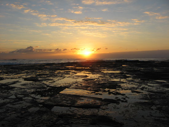 Sonnenaufgang kurz vor Sydney