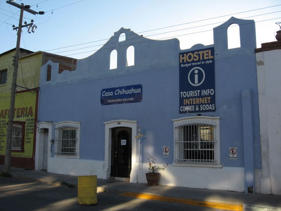 Bestes Hostel in Chihuahua direkt
gegenueber des Chepe Bahnhofes!