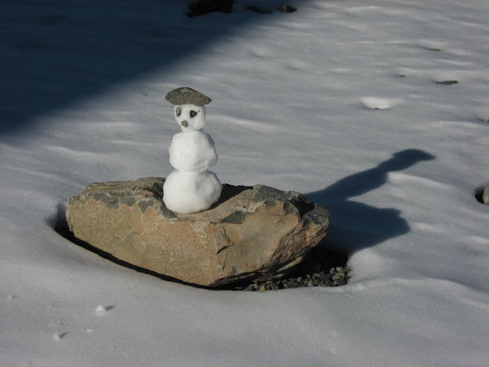 Schneemannhut am Mt. Hut!