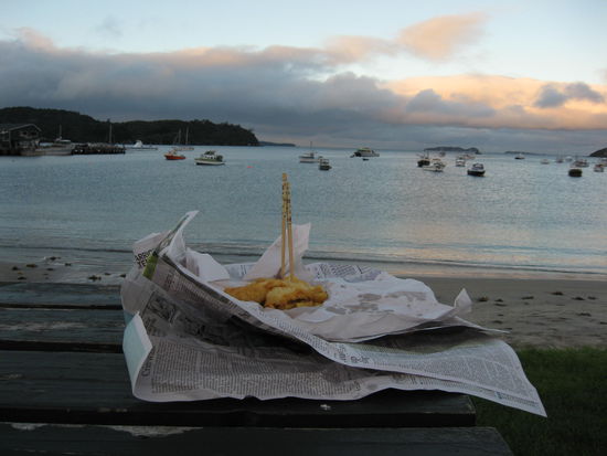 Fish&amp;Chips mit Staebchen!