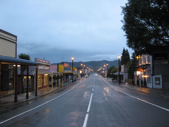 Kohlestadt Reefton: Es roch wie frueher im Ruhrgebiet!