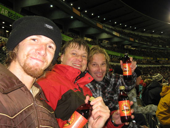 Beim Rugby gucken! Crusader vs Sharks