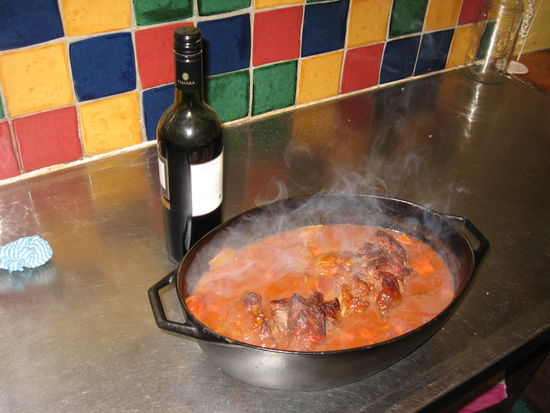 Backpacker mit Edelessen!