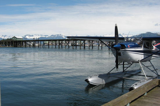 Wasserflugzeug in Petersburg