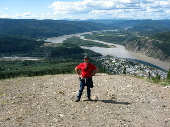 Hier fließ der Klondike in den Yukon