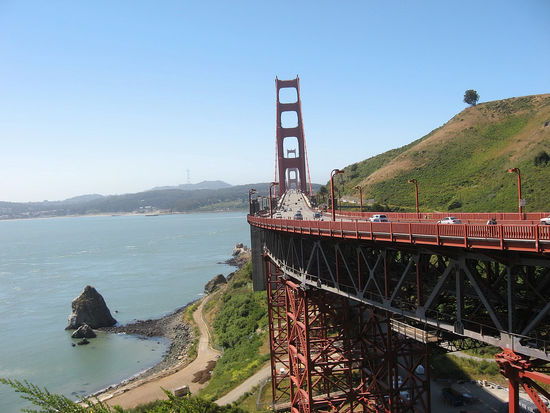 Golden Gate Bridge auf der Rückfahrt