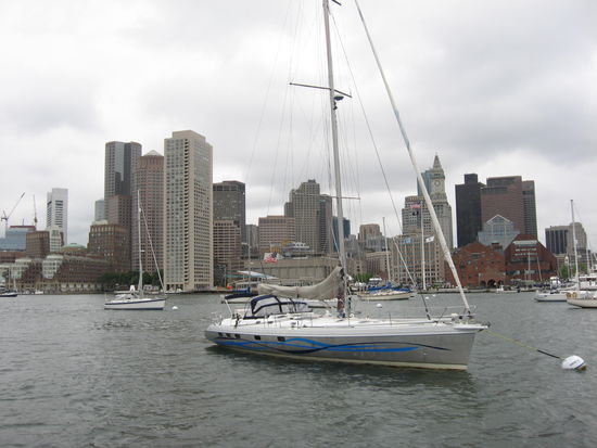 Boston von der Fähre aus