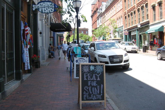 In Portland: Beten für Sonne, was hatten die vorher für schlechtes Wetter!