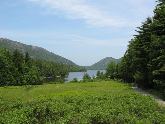 Arcadi Nationalpark. Der Bubbles Hill im Hintergrund wurde von mir bestiegen!