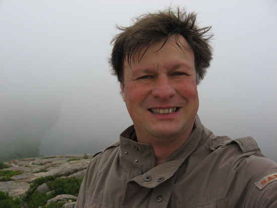 Besteigen vom Bubbles Hill