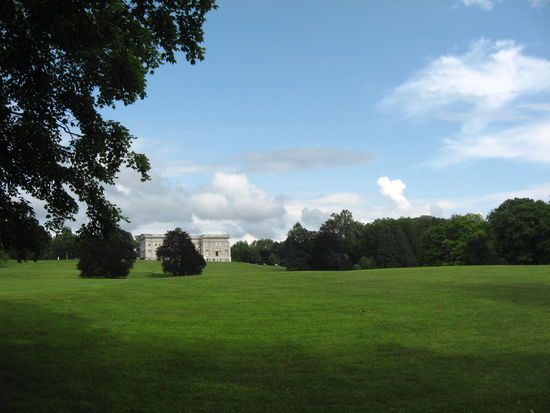 Schöne Gärten am Hudson River